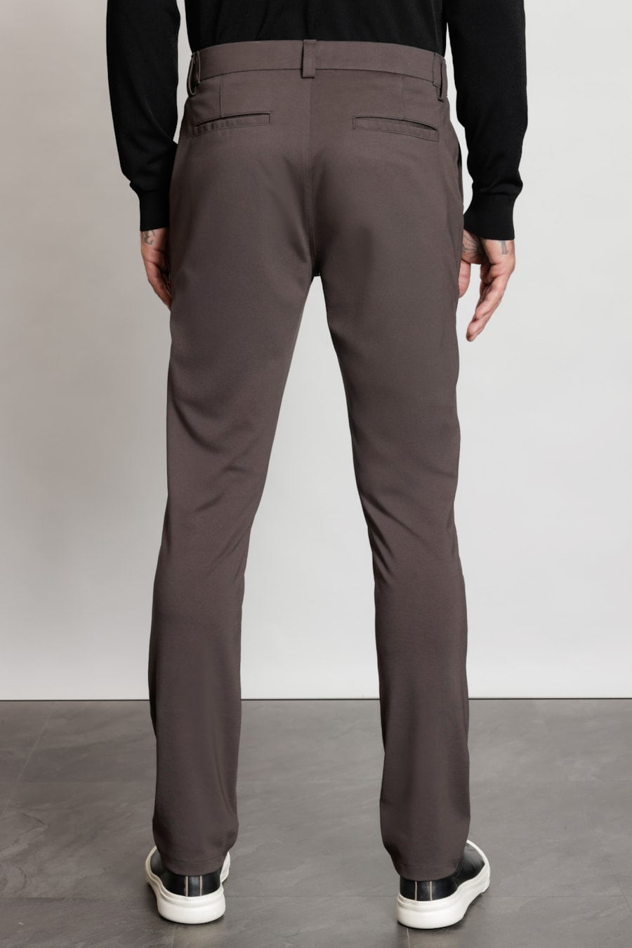 Calça Chino de Malha Moovex Black — foto 5 de 6