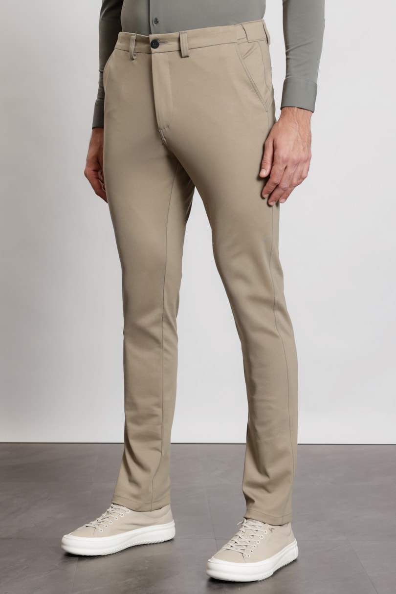 Calça Chino de Malha Moovex Fendi
