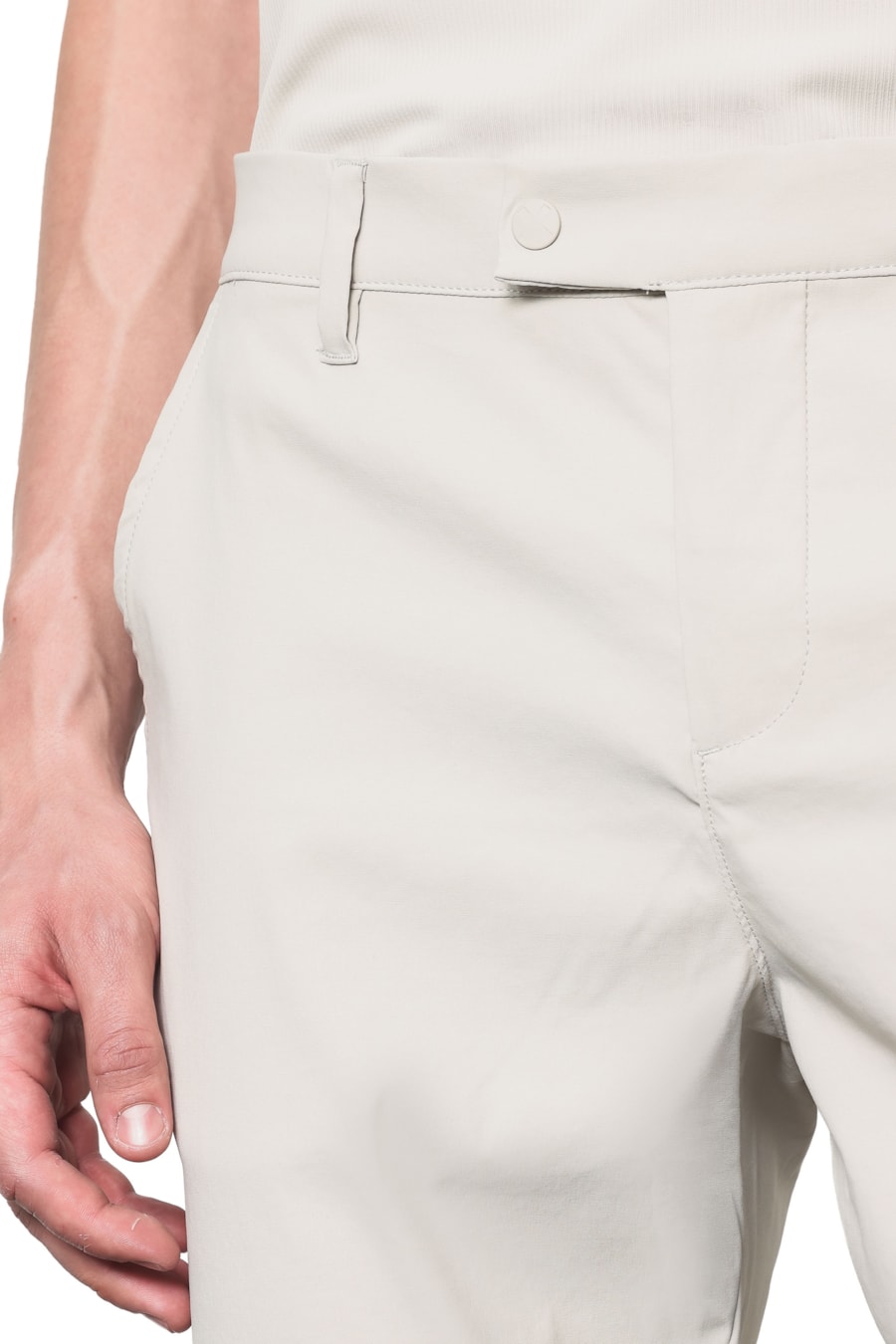 Calça Chino Elastic Cinza Claro — foto 3 de 7