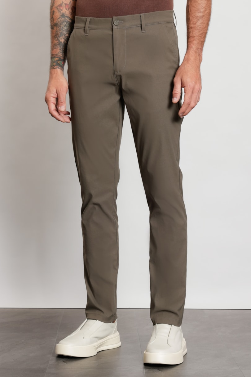 Calça Chino Elastic Fume