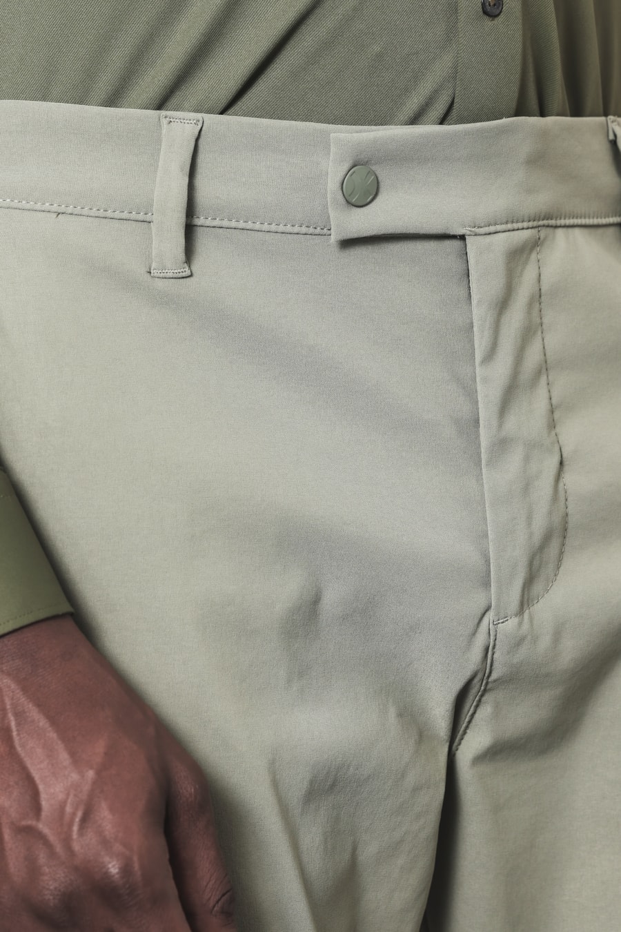 Calça Chino Elastic Menta — foto 3 de 8