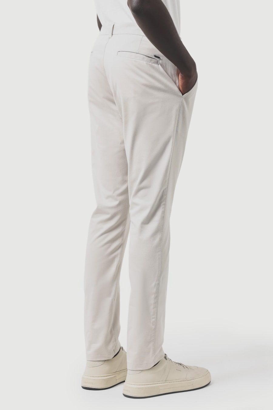 Calça Chino Estilo Moovex Areia 118 — foto 5 de 6
