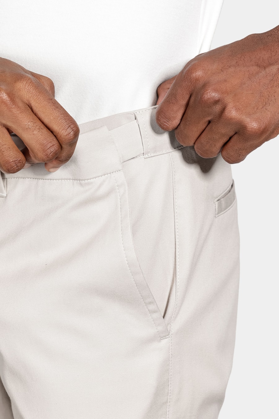 Calça Chino Estilo Moovex Areia — foto 3 de 6