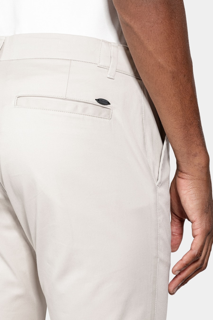 Calça Chino Estilo Moovex Areia — foto 4 de 6