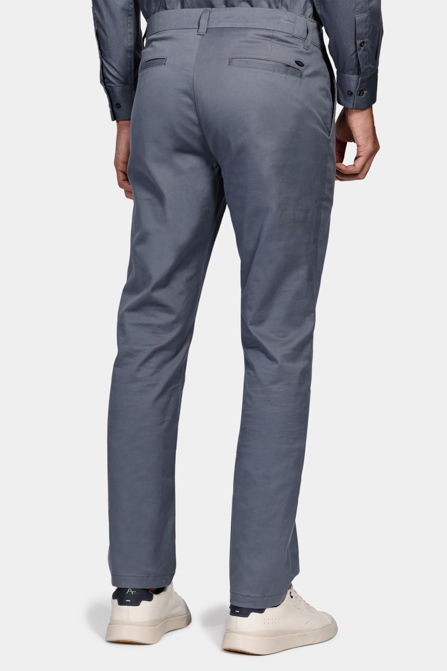 Calça Chino Estilo Moovex Azul Alumínio — foto 5 de 5