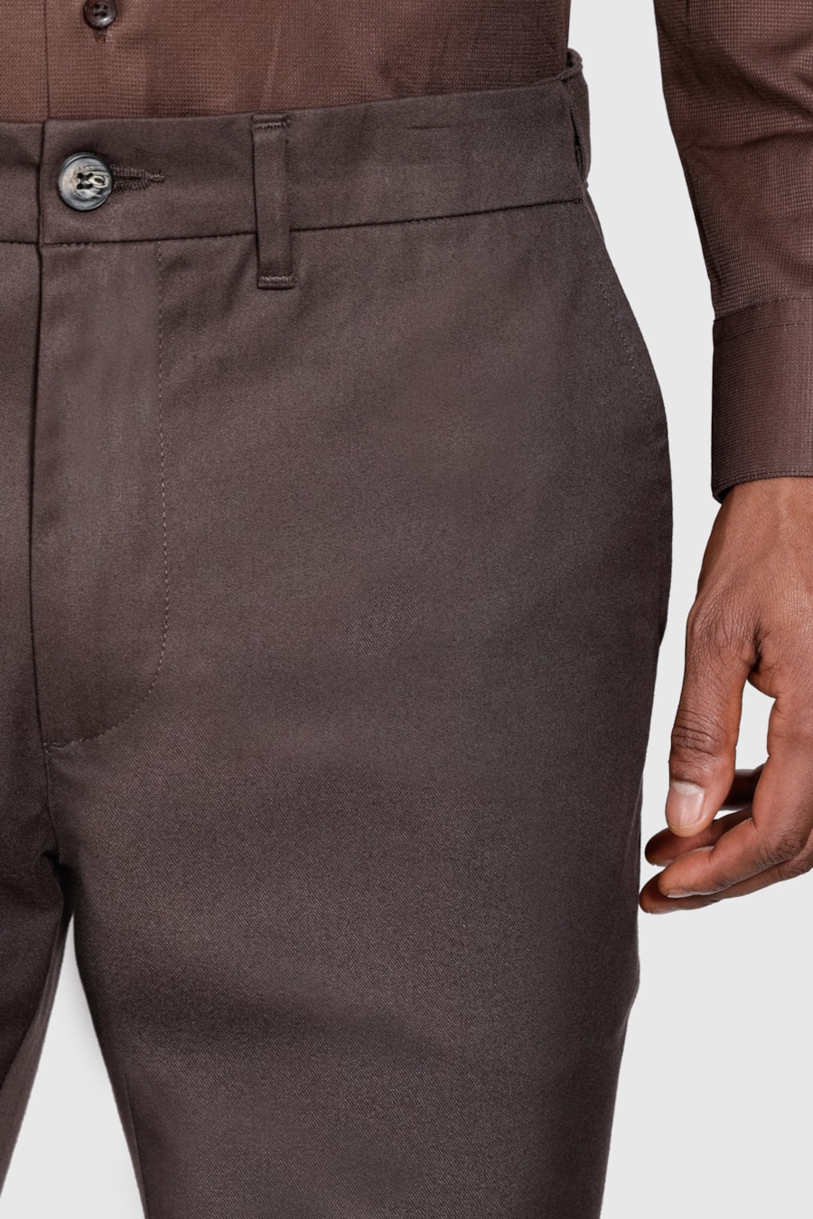 Calça Chino Estilo Moovex Cafe — foto 6 de 12