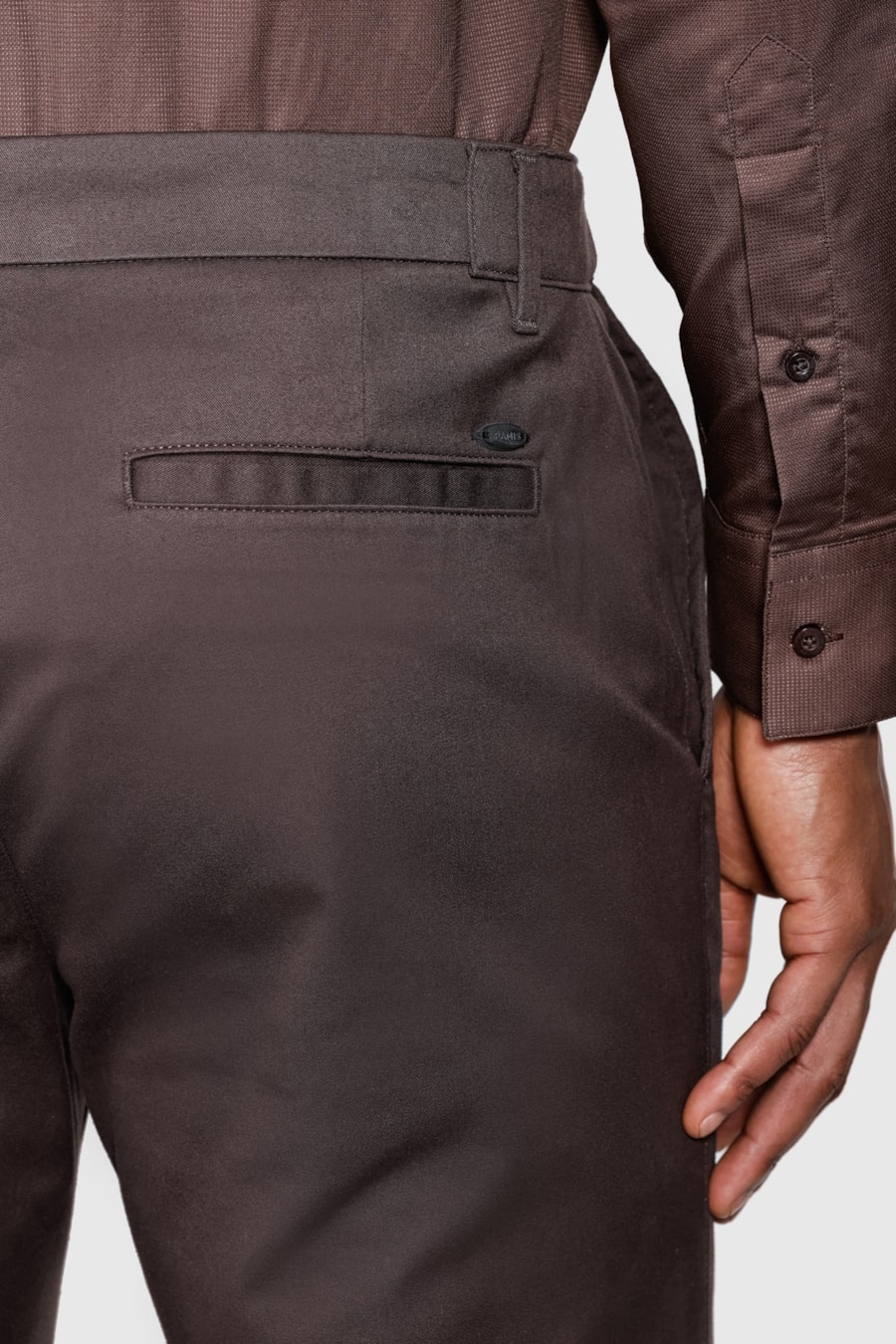 Calça Chino Estilo Moovex Cafe — foto 10 de 12