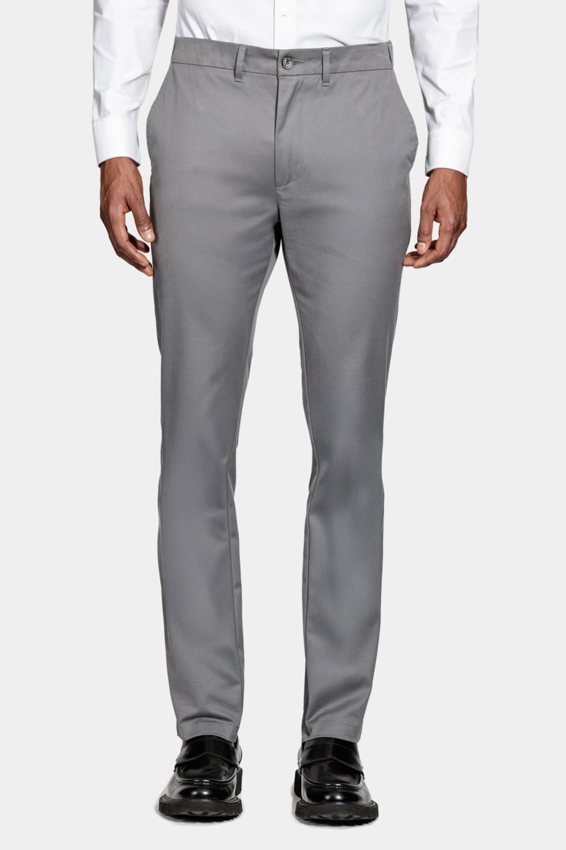 Calça Chino Estilo Moovex Chumbo