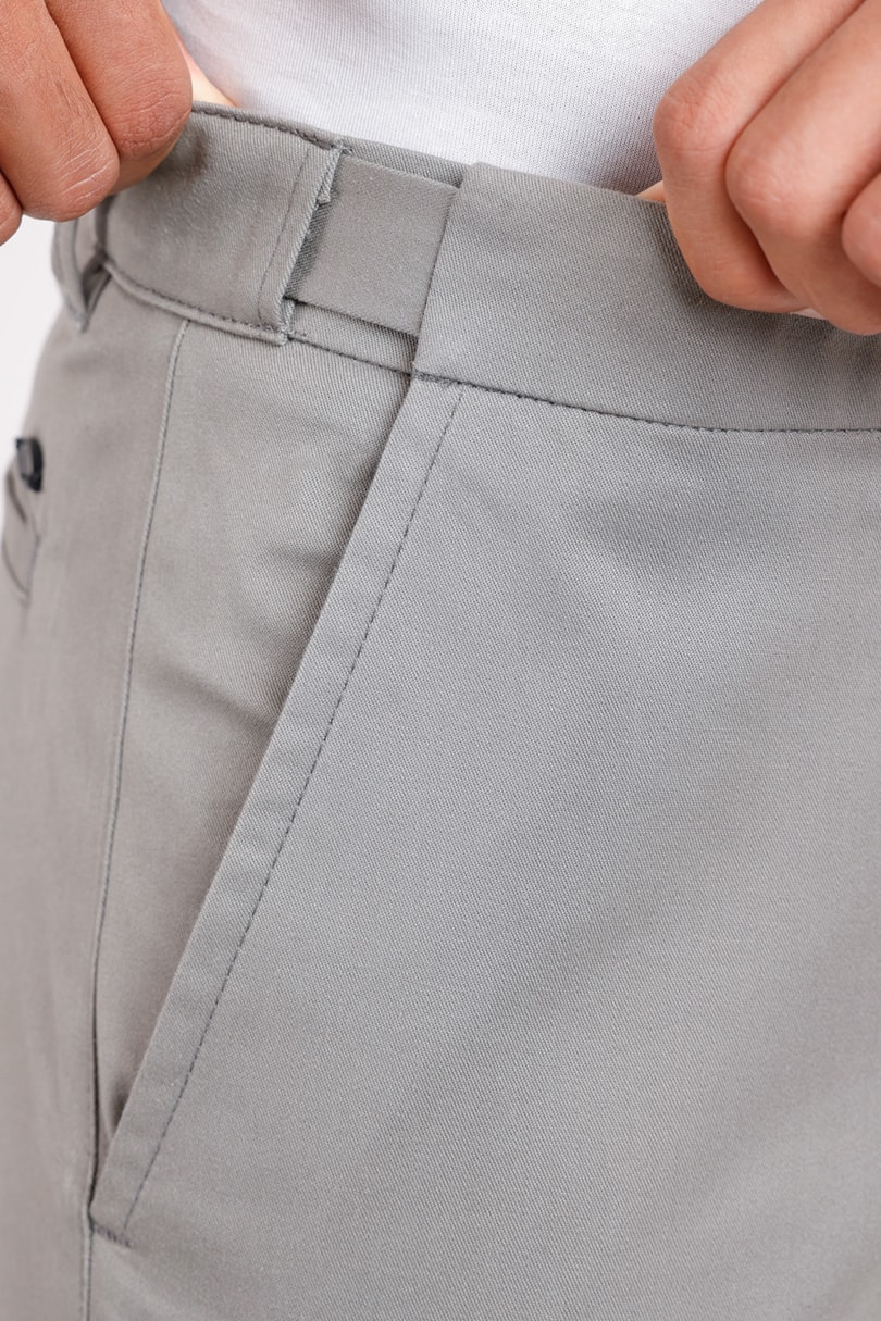 Calça Chino Estilo Moovex Cinza