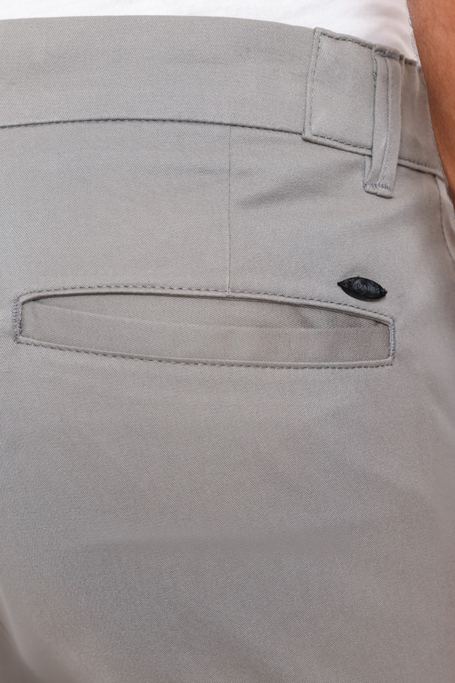Calça Chino Estilo Moovex Cinza — foto 3 de 4
