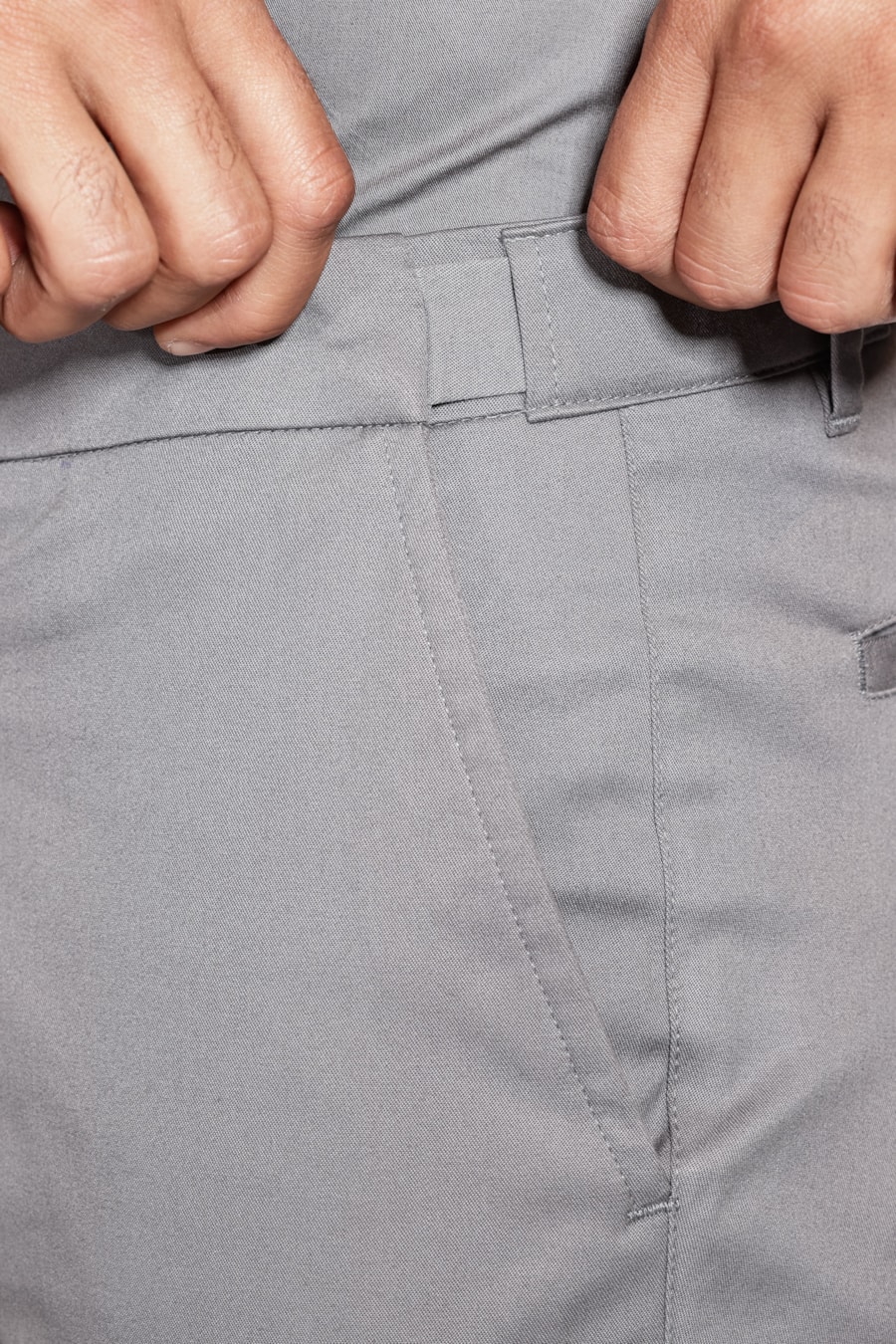 Calça Chino Estilo Moovex Cinza Grafite — foto 3 de 6