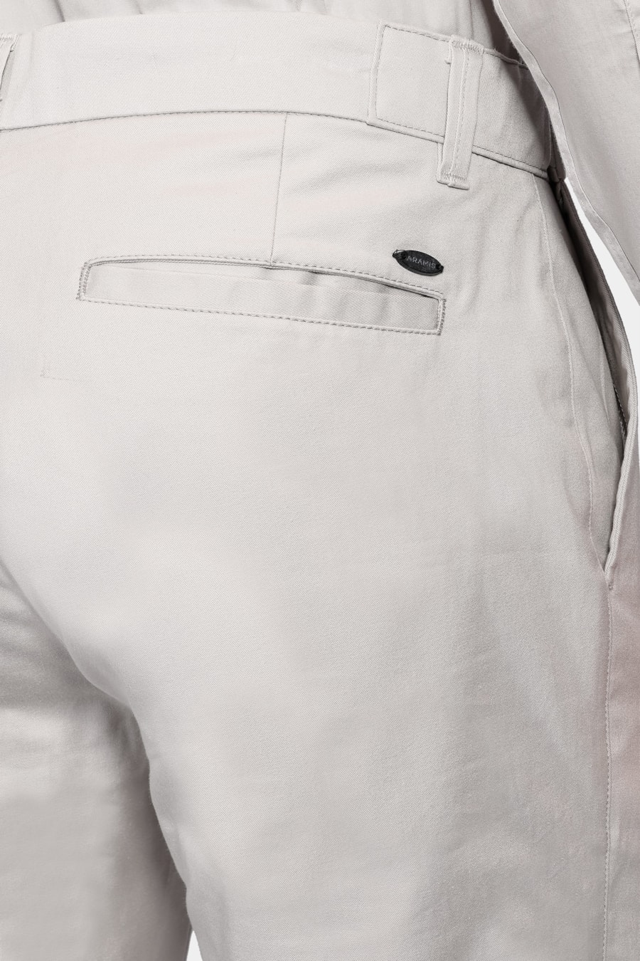 Calça Chino Estilo Moovex Cinza Prata — foto 4 de 5