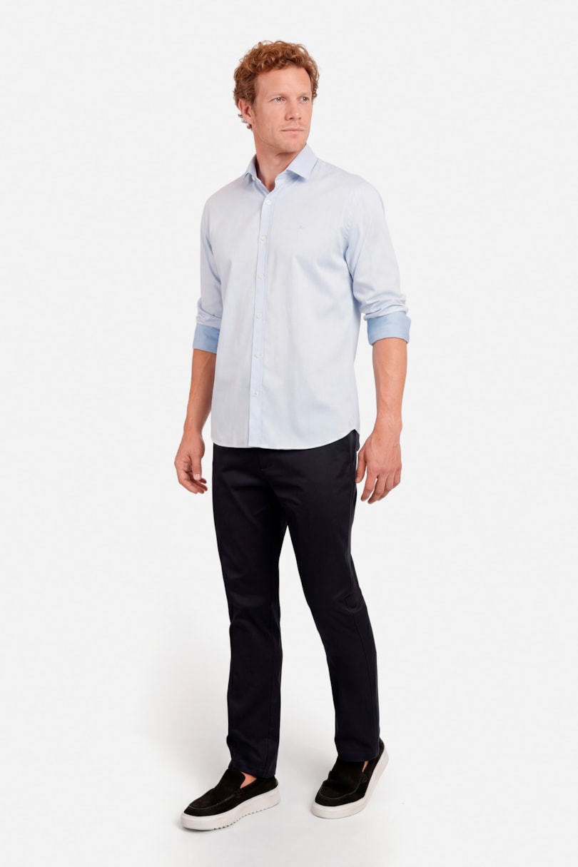 Calça Chino Estilo Moovex Marinho