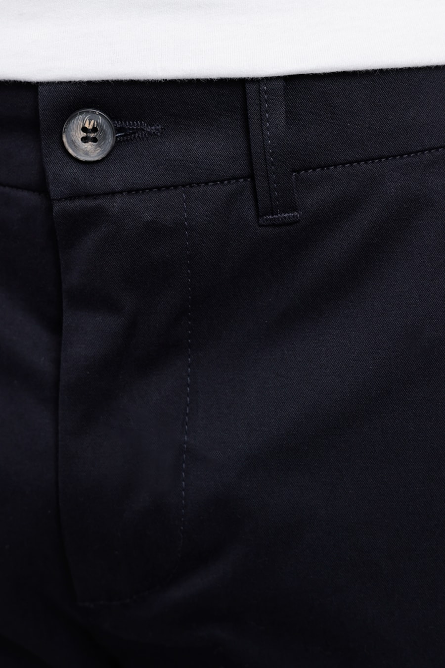 Calça Chino Estilo Moovex Marinho — foto 3 de 6