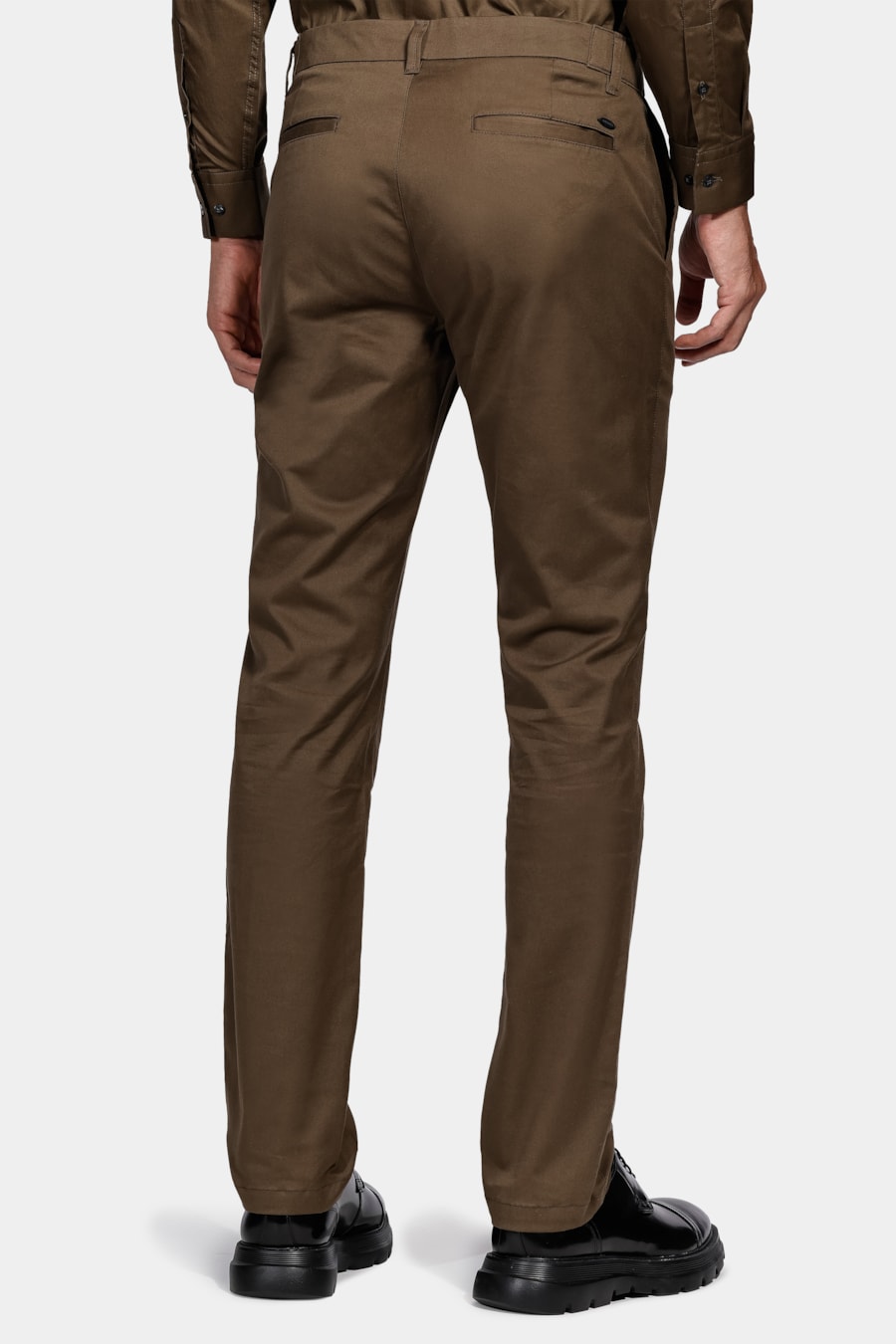 Calça Chino Estilo Moovex Verde Folha Seca — foto 5 de 5