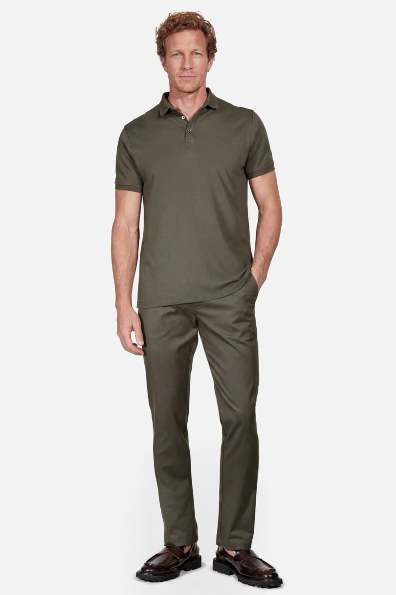 Calça Chino Estilo Moovex Verde Pantano