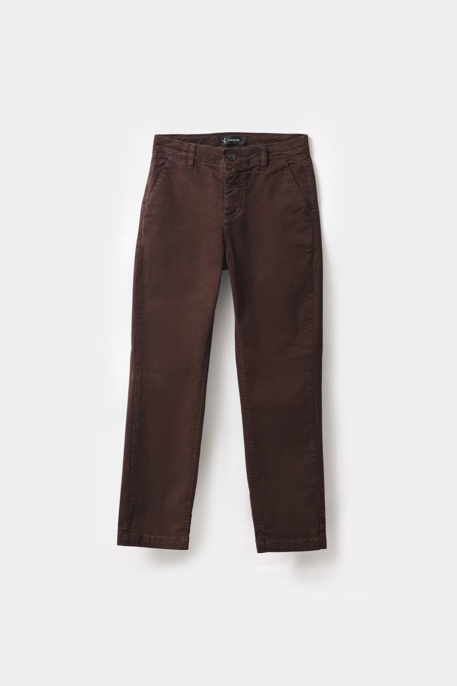 Calça Chino Infantil Bolso Reto Cafe — foto 1 de 5
