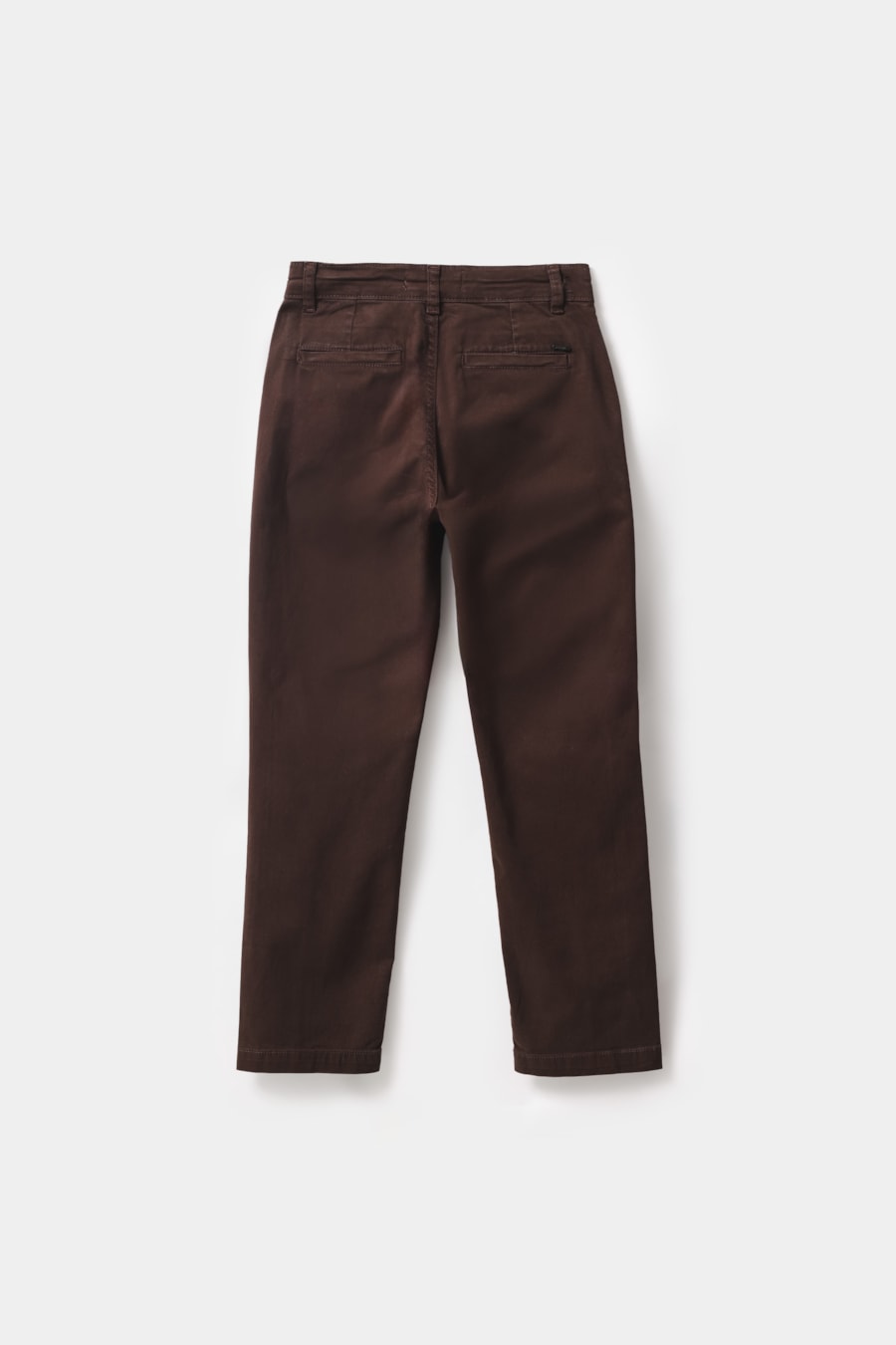 Calça Chino Infantil Bolso Reto Cafe — foto 5 de 5