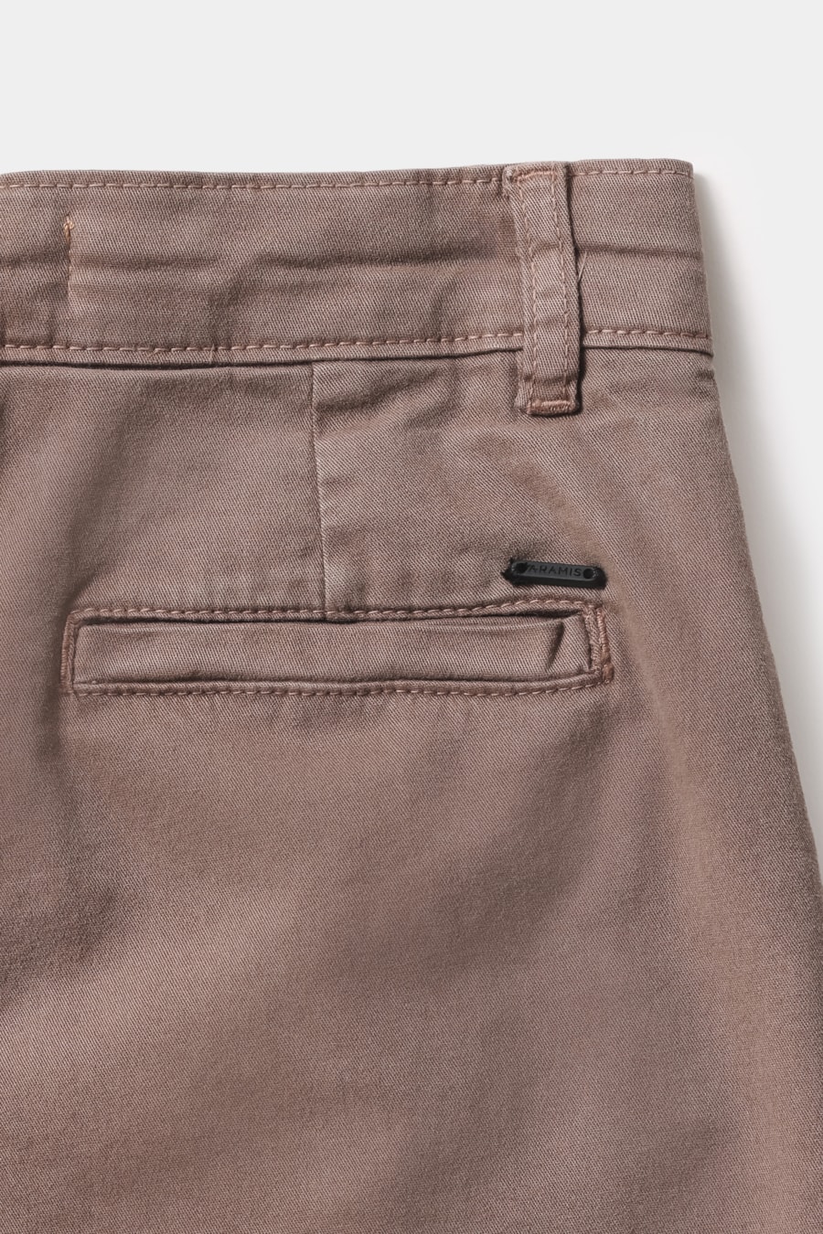 Calça Chino Infantil Bolso Reto Caqui — foto 4 de 5