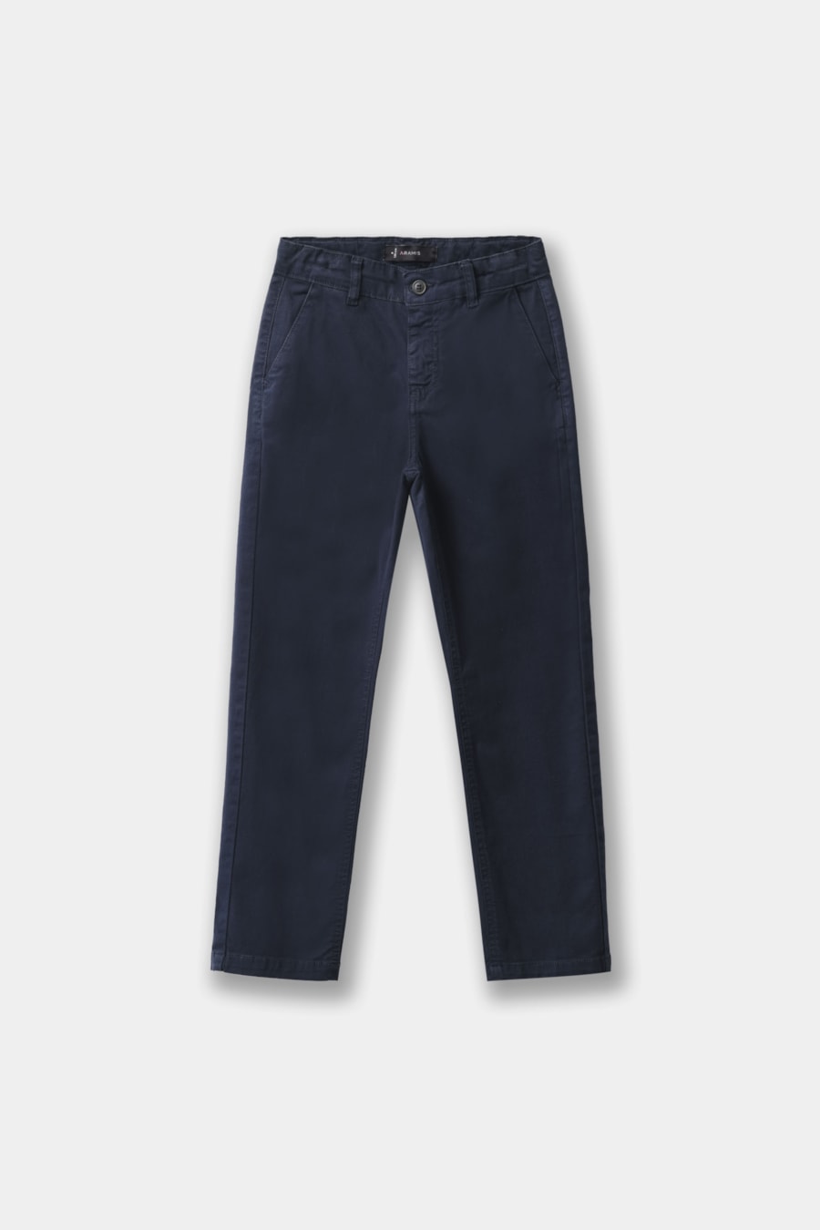 Calça Chino Infantil Bolso Reto Marinho — foto 3 de 7