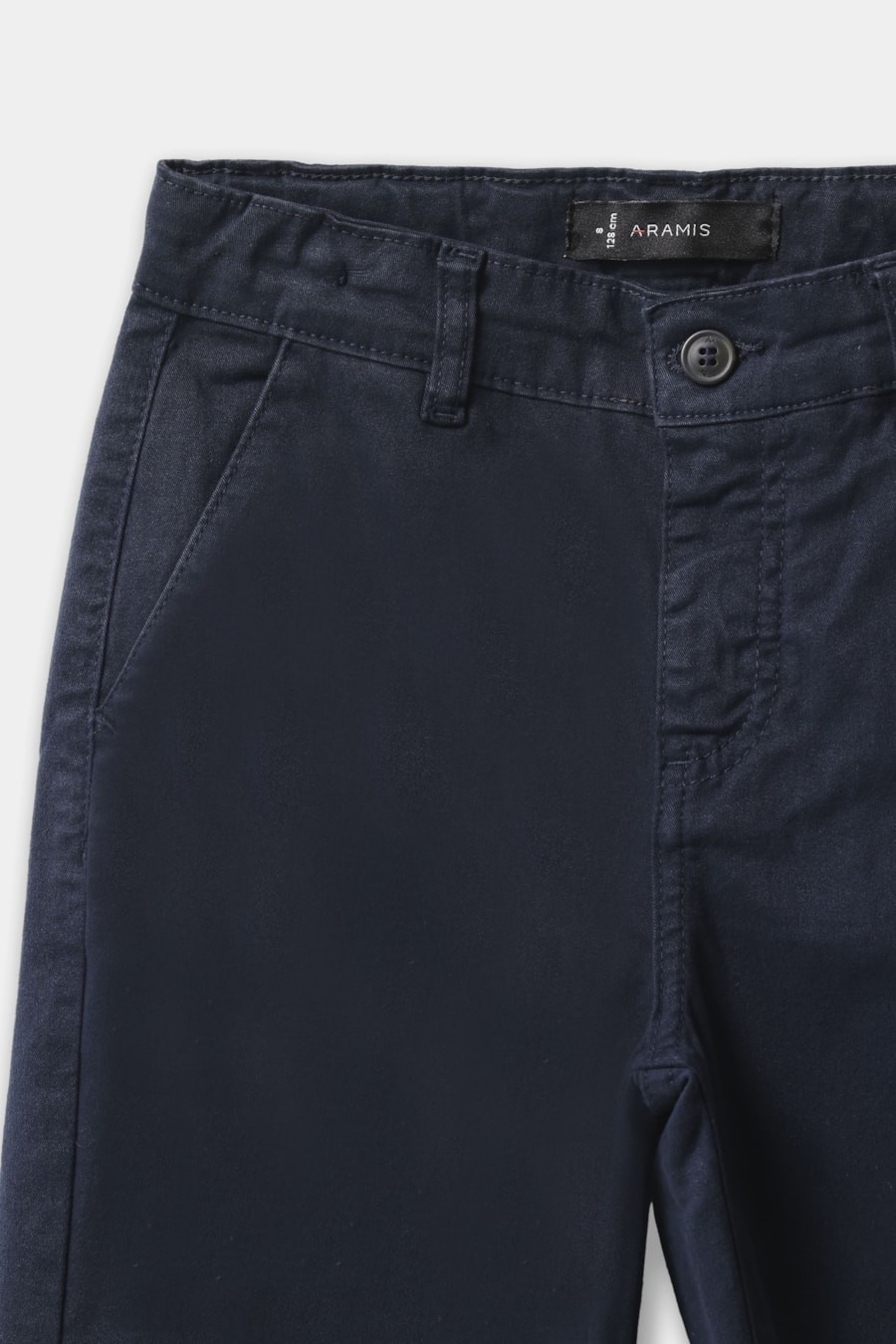 Calça Chino Infantil Bolso Reto Marinho — foto 4 de 7
