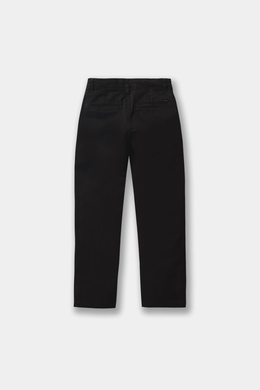 Calça Chino Infantil Bolso Reto Preto — foto 9 de 9