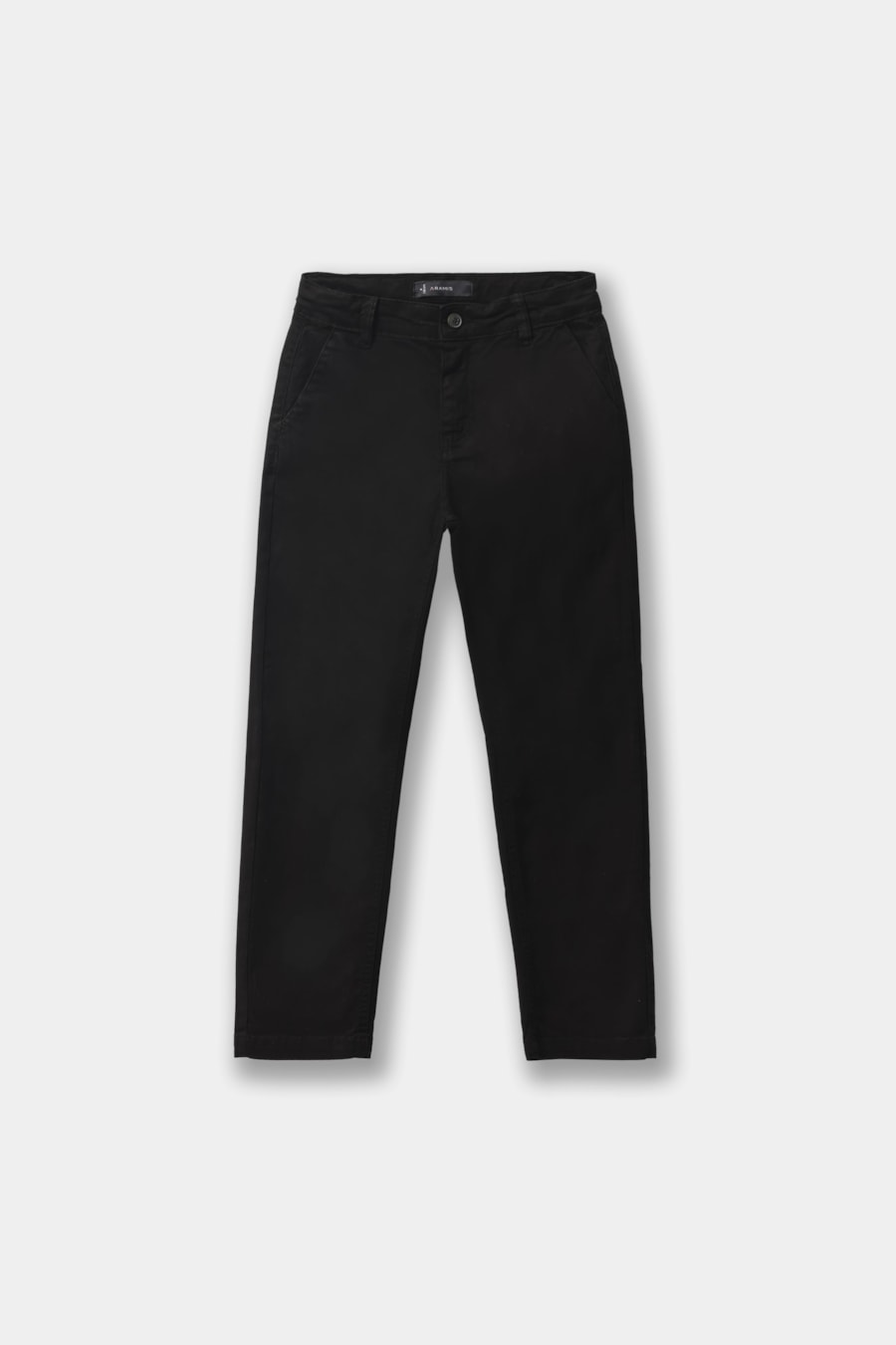 Calça Chino Infantil Bolso Reto Preto — foto 4 de 9