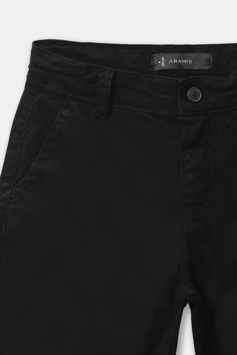 Calça Chino Infantil Bolso Reto Preto — foto 5 de 9