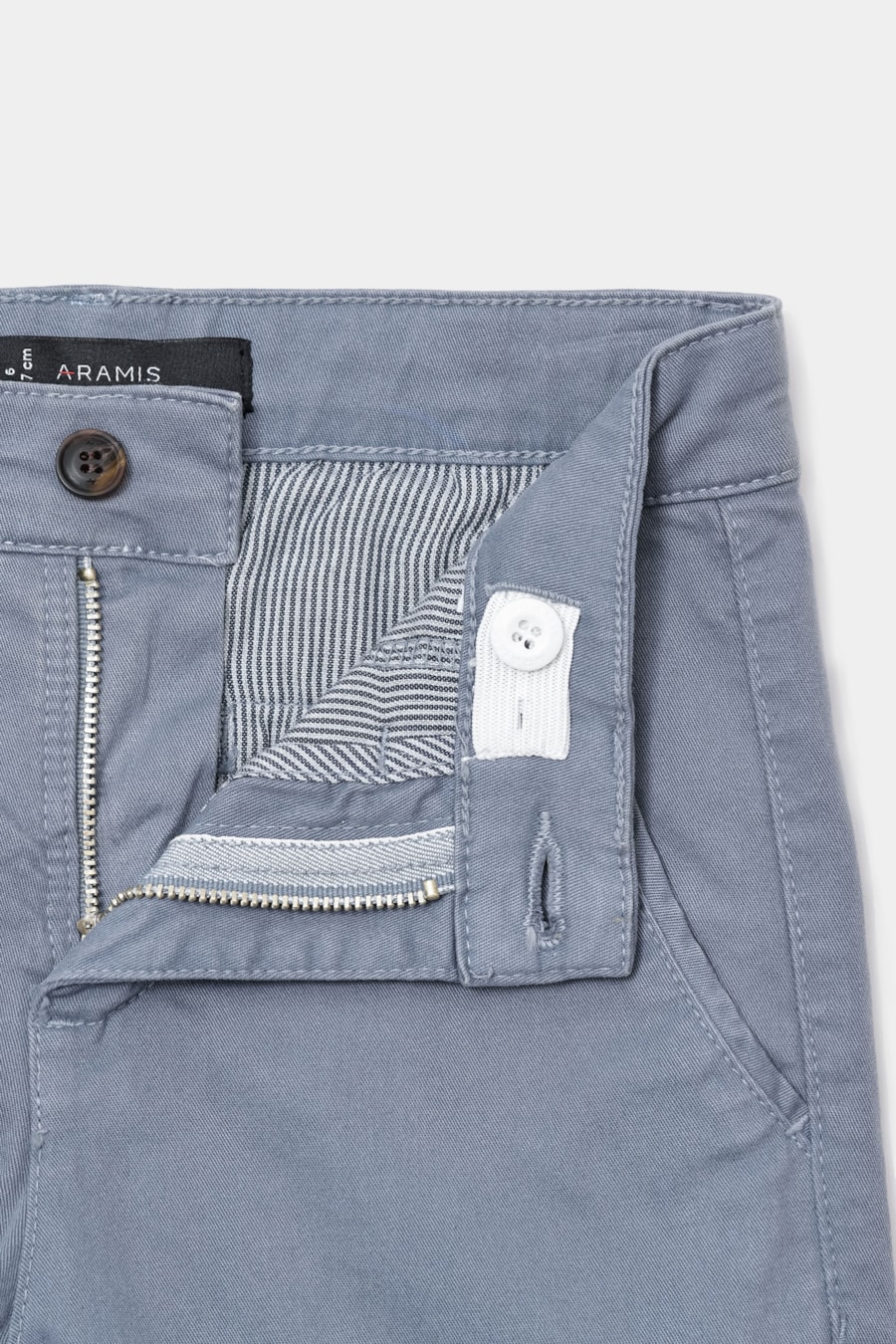 Calça Chino Infantil Color Azul Indigo — foto 2 de 2