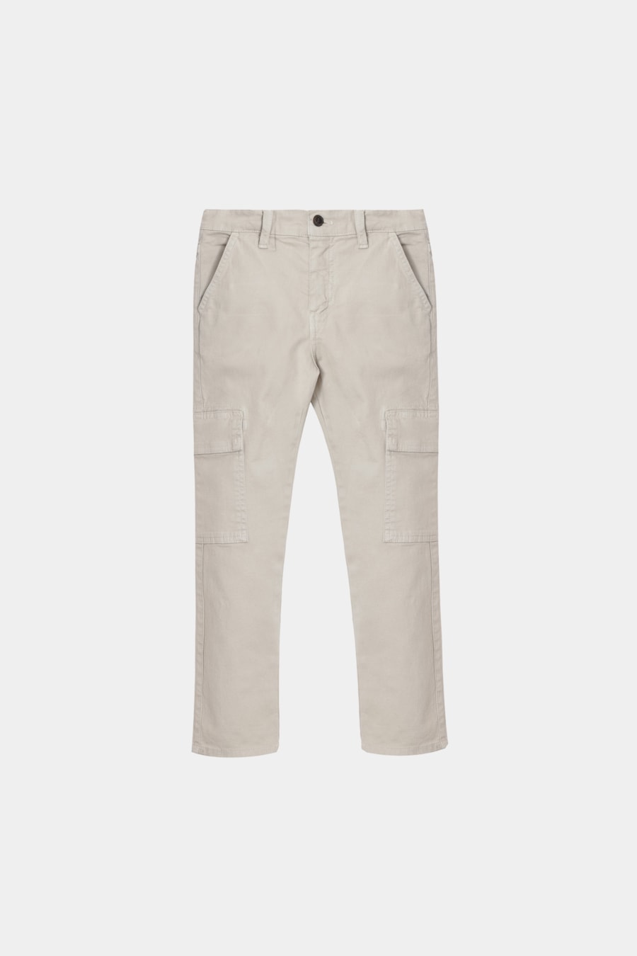 Calça Chino Infantil Color Cargo Areia — foto 6 de 7