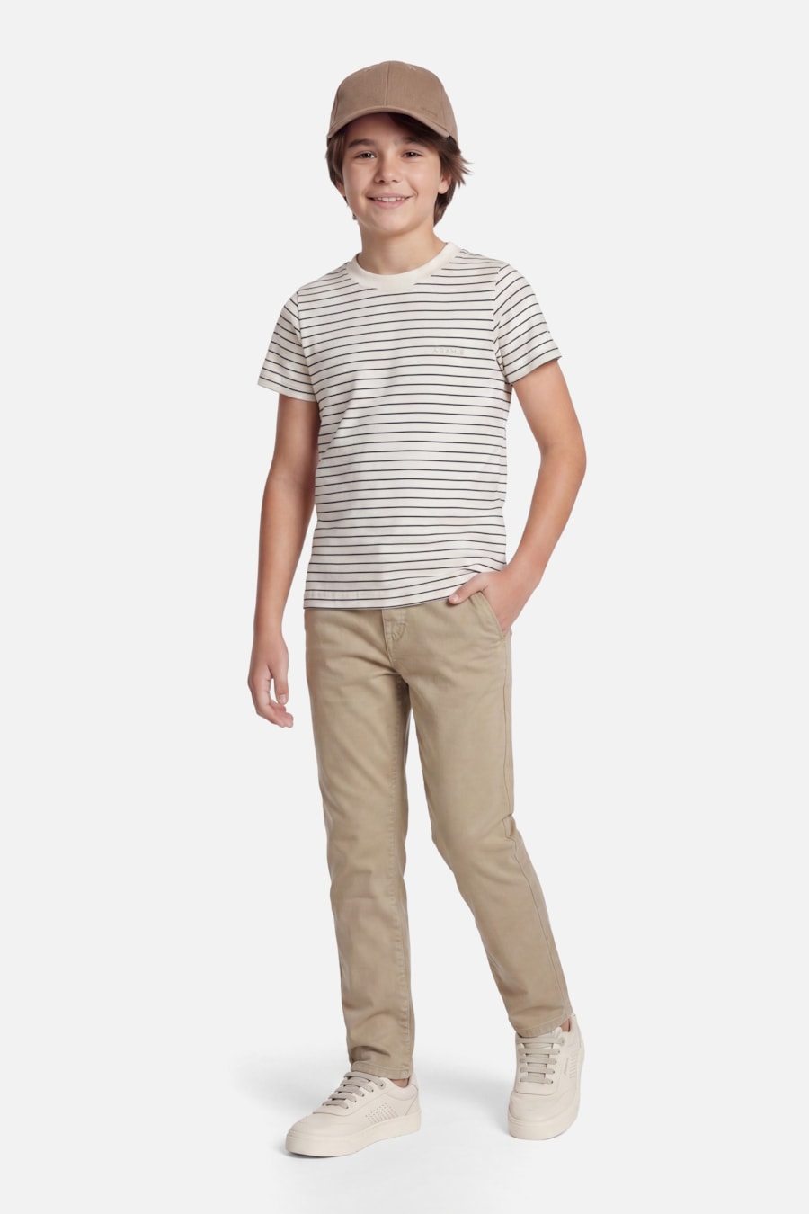 Calça Chino Infantil Color Fendi — foto 2 de 4