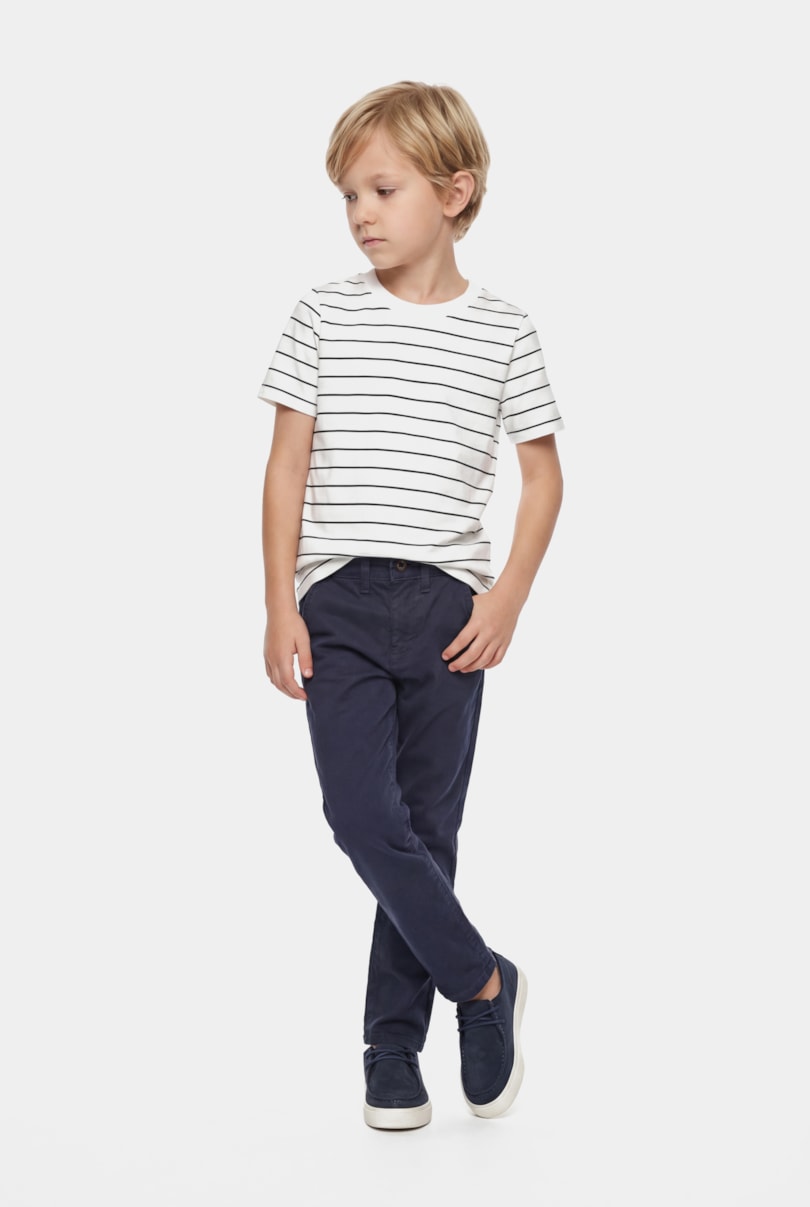 Calça Chino Infantil Color Marinho