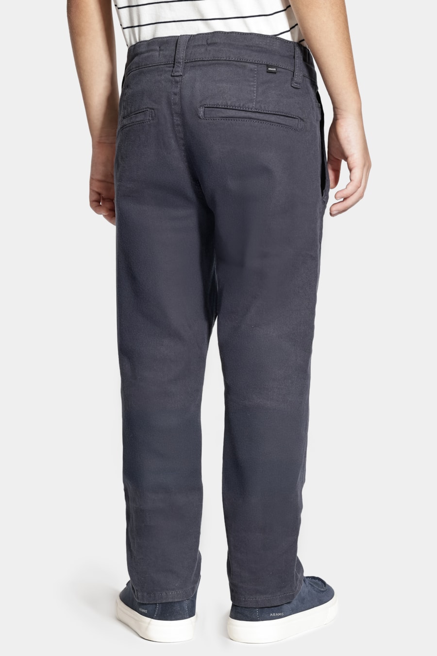 Calça Chino Infantil Color Marinho — foto 6 de 9