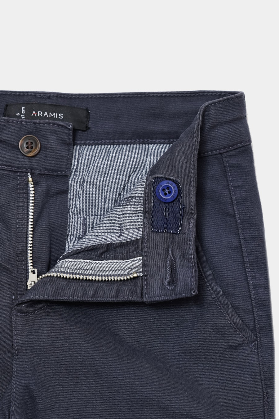 Calça Chino Infantil Color Marinho — foto 8 de 9