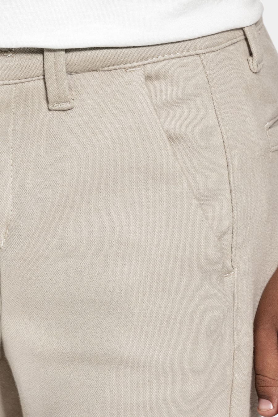 Calça Chino Infantil Comfort Color Areia — foto 3 de 7