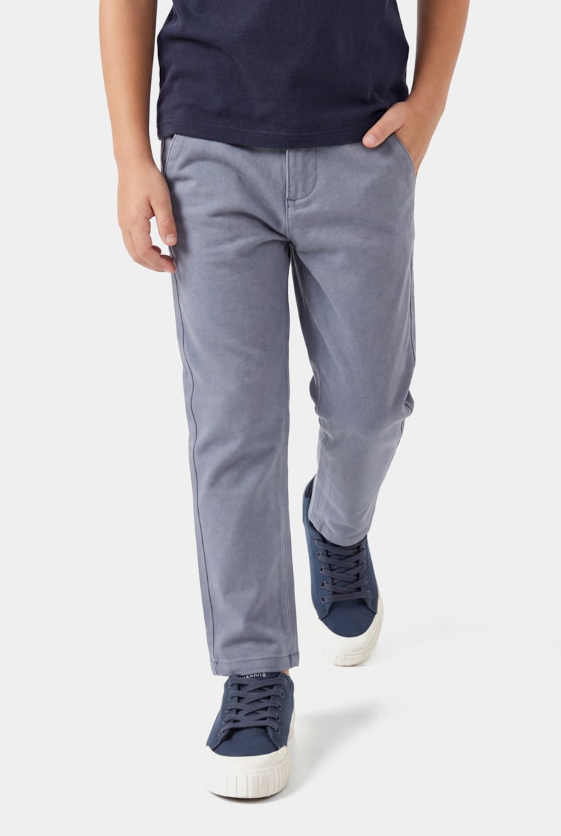 Calça Chino Infantil Comfort Color Azul Indigo