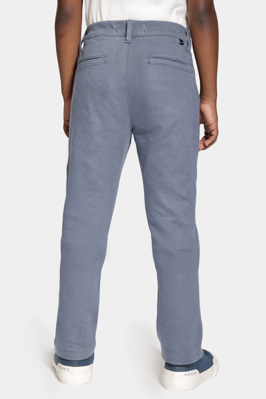 Calça Chino Infantil Comfort Color Azul Indigo — foto 5 de 7