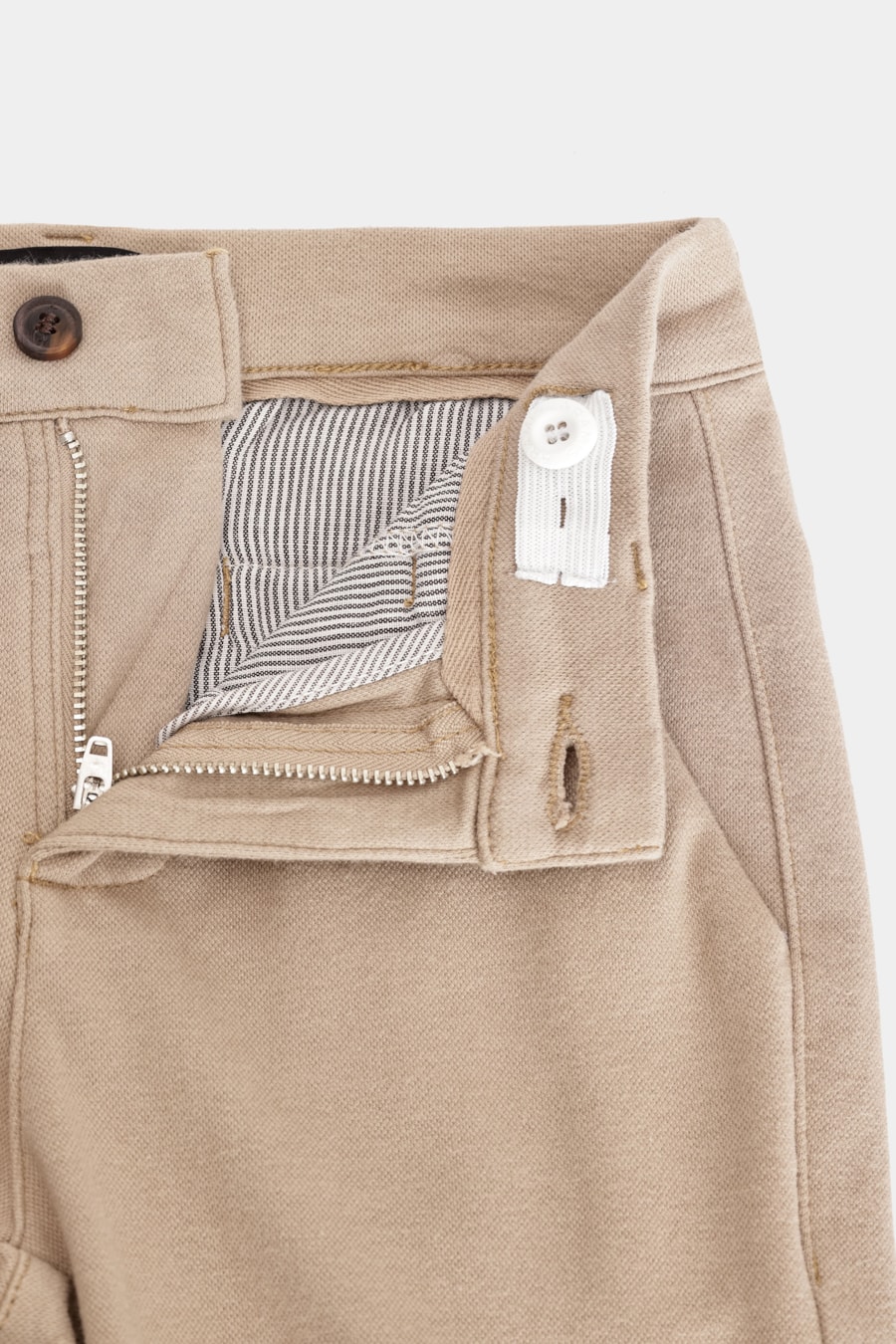 Calça Chino Infantil Comfort Color Marfim 117 — foto 4 de 4