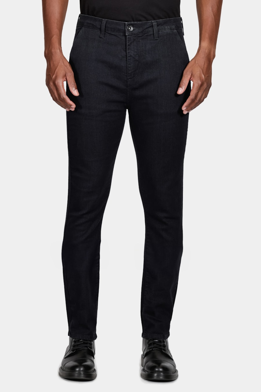 Calça Chino Jeans Slim Black Preto — foto 1 de 5