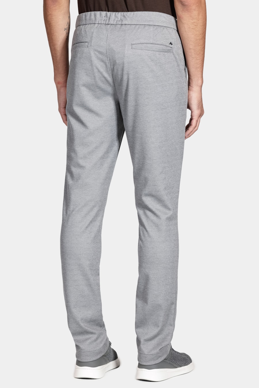 Calça Chino Jogger Alfaiataria Knit Preto — foto 5 de 5