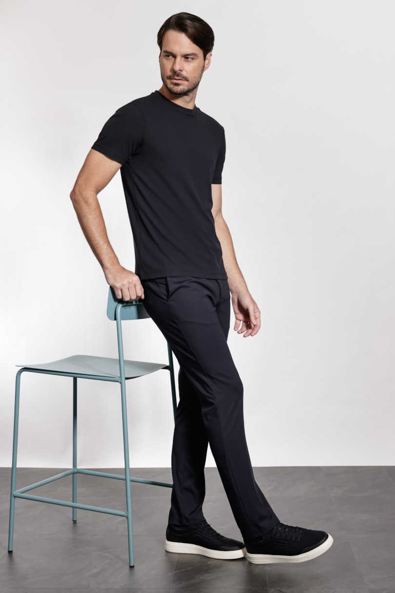 Calça Chino Liquid Repeler Antiodor Preto