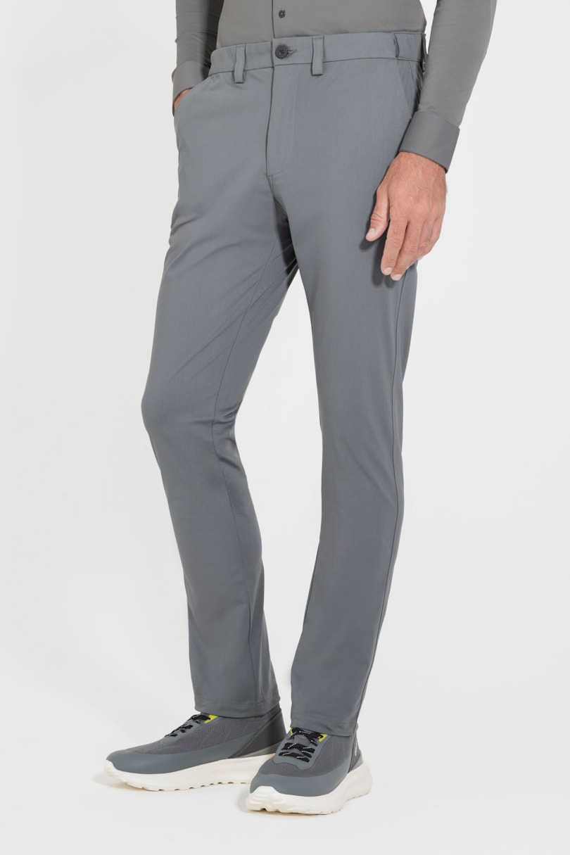 Calça Chino Malha Everyday Cinza Grafite