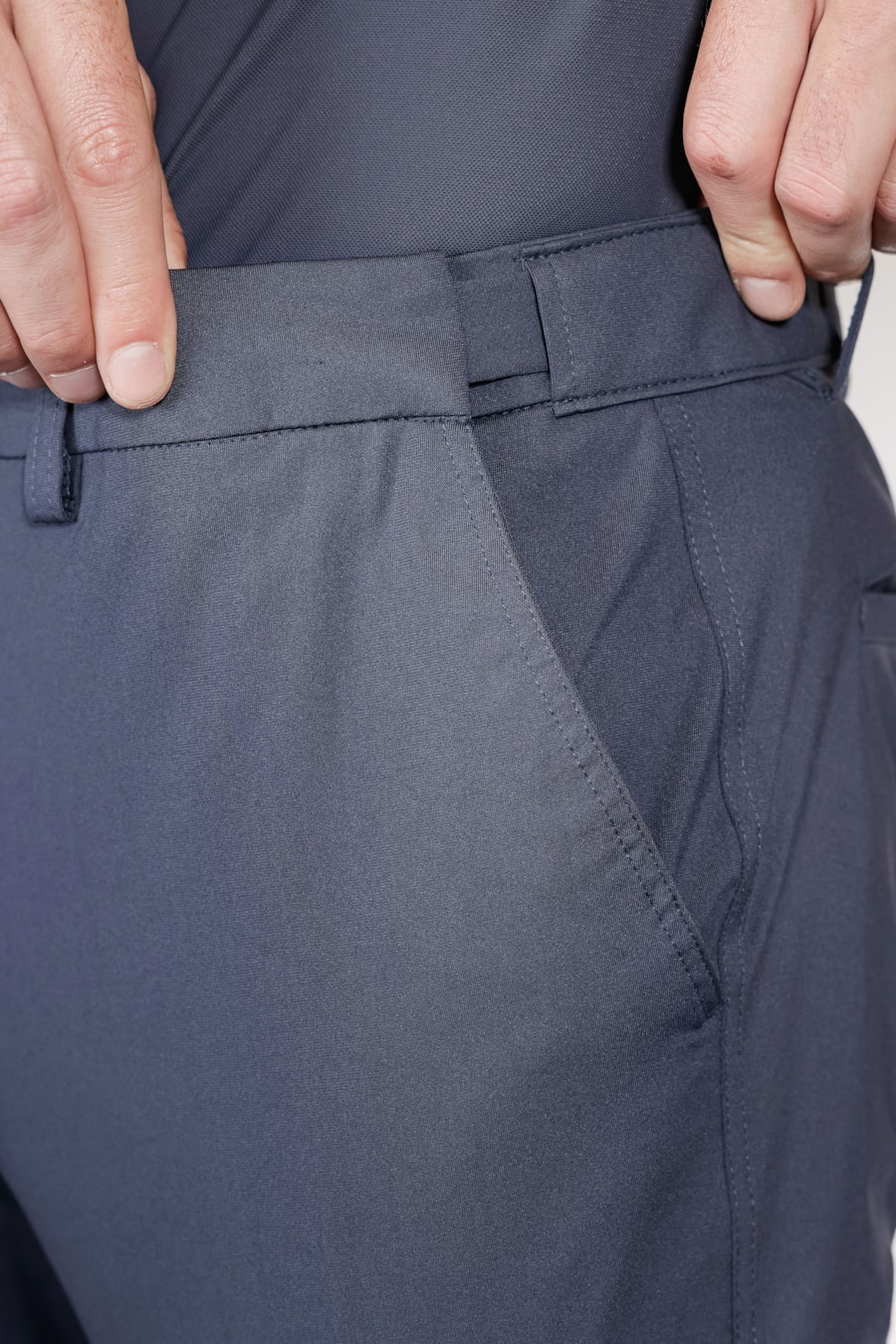 Calça Chino Malha Everyday Marinho — foto 3 de 6