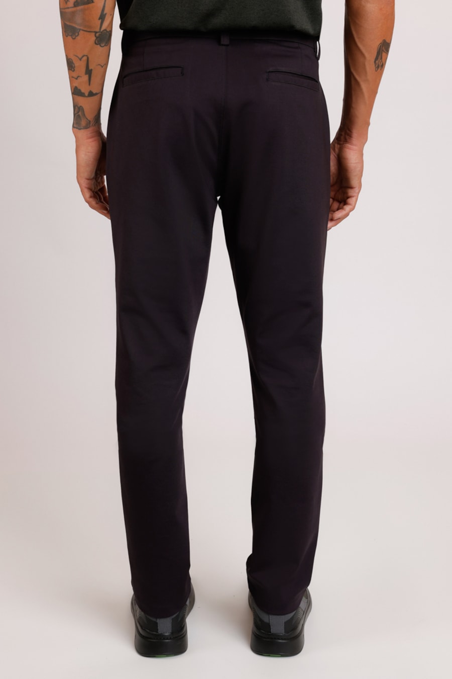 Calça Chino Malha Moovex Preto — foto 4 de 4