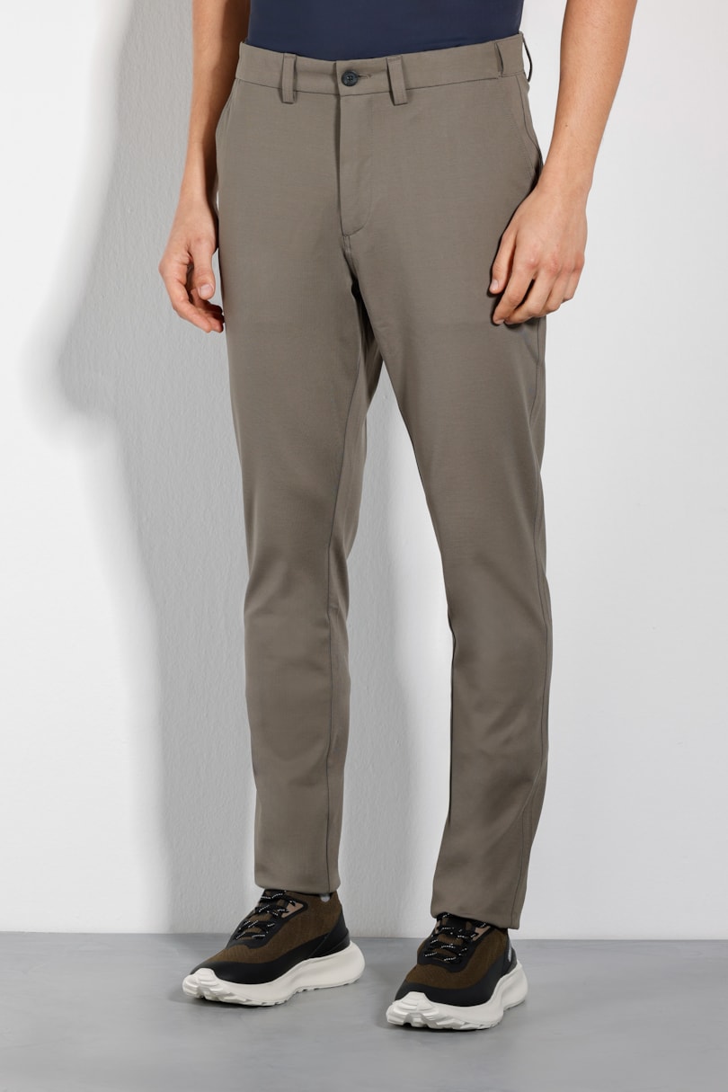 Calça Chino Malha Moovex Verde Escuro