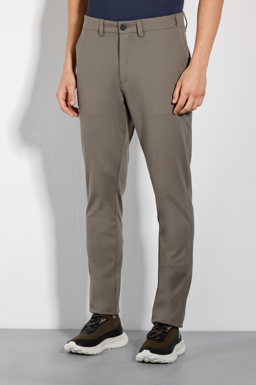 Calça Chino Malha Moovex Verde Escuro — foto 1 de 9