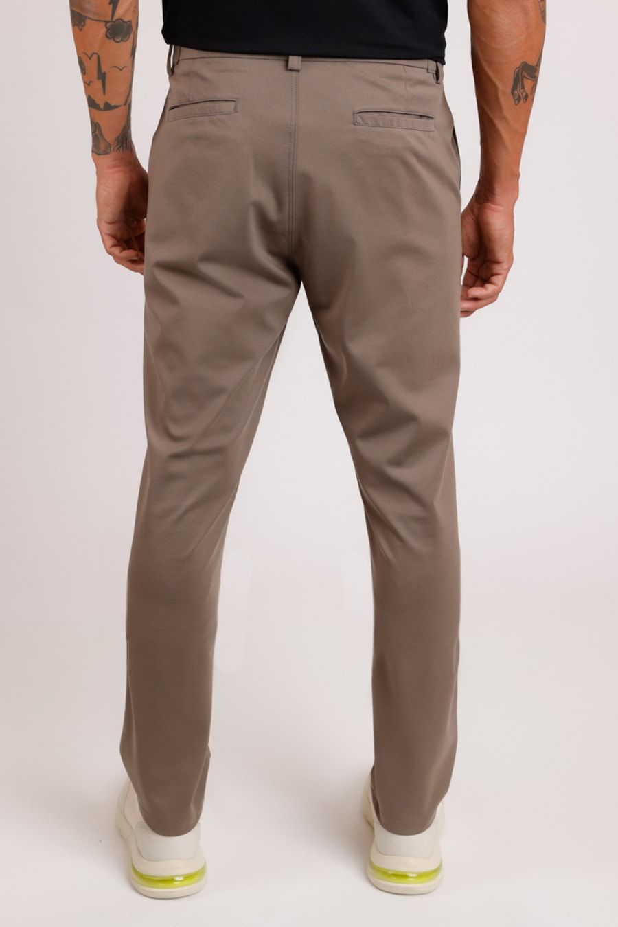 Calça Chino Malha Moovex Verde Escuro — foto 8 de 9