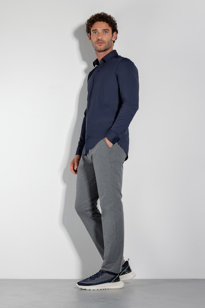 Calça Chino Moovex Chumbo