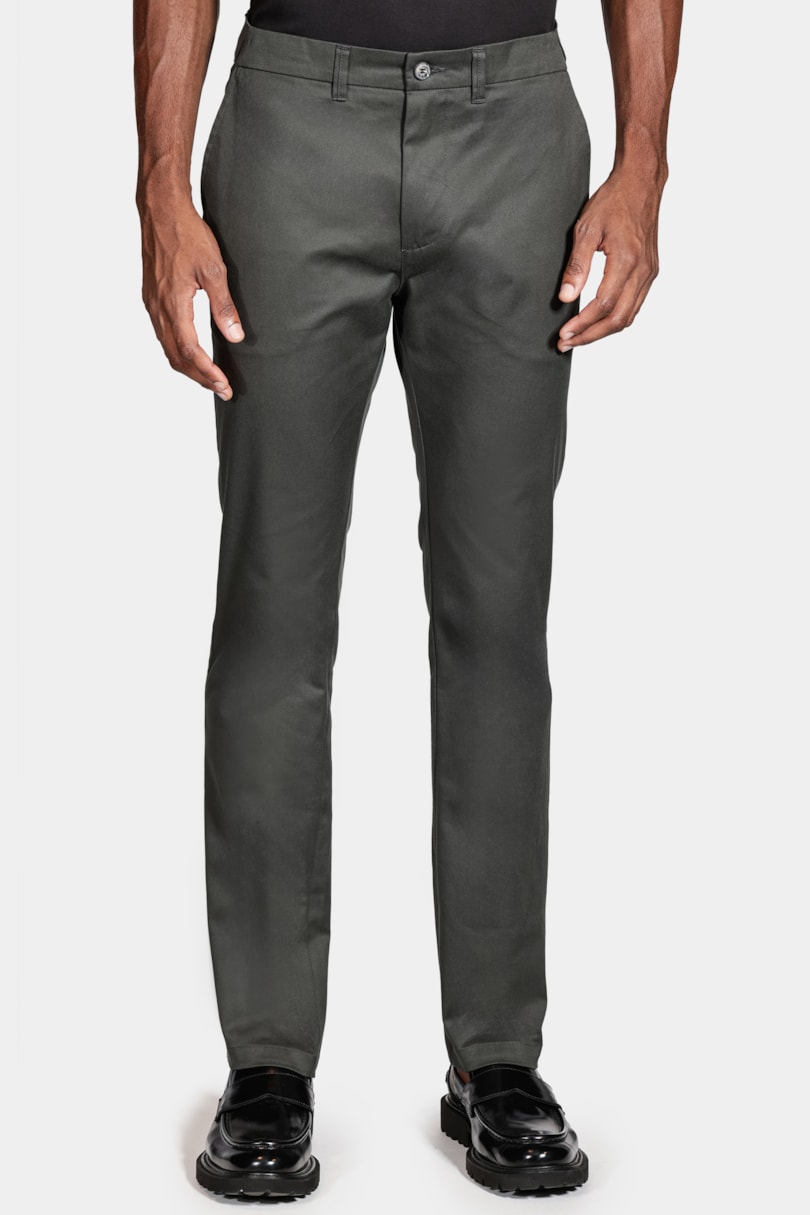 Calça Chino Moovex Verde Escuro