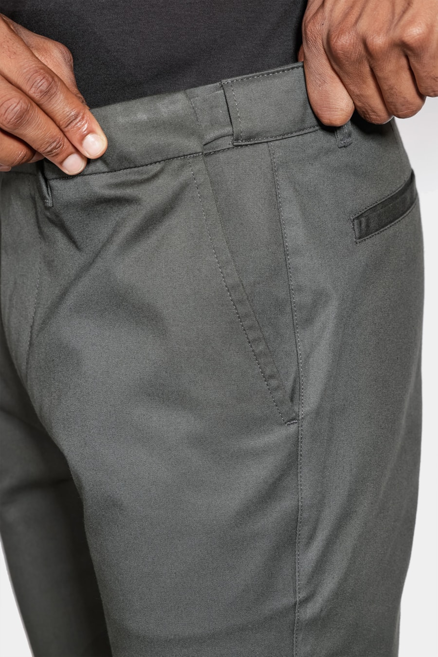 Calça Chino Moovex Verde Escuro — foto 3 de 6